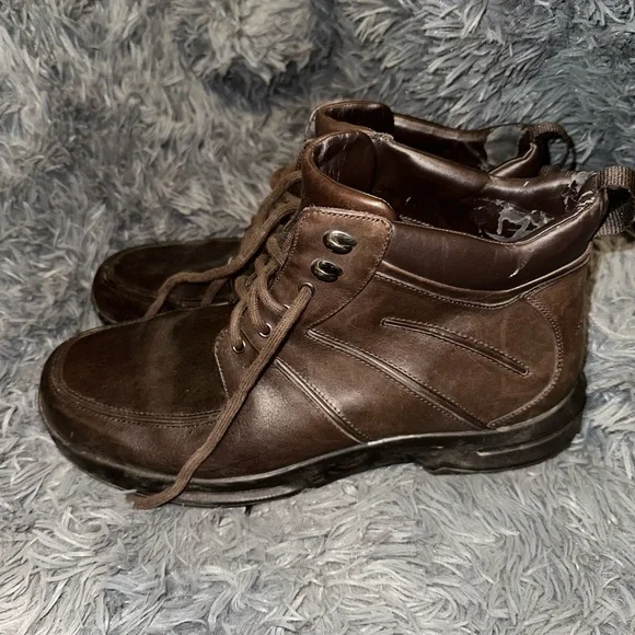 Rockport XCS Leather Hightop Boots Camel Size 9.5 Rockport | Shoes | Rockport Brown Leather Boots Size 95 N  main image 3